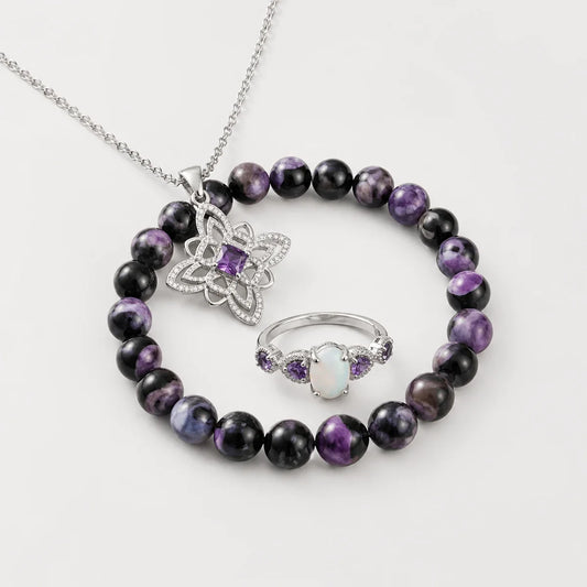 Amethyst Goddess Protection Set studio product photo