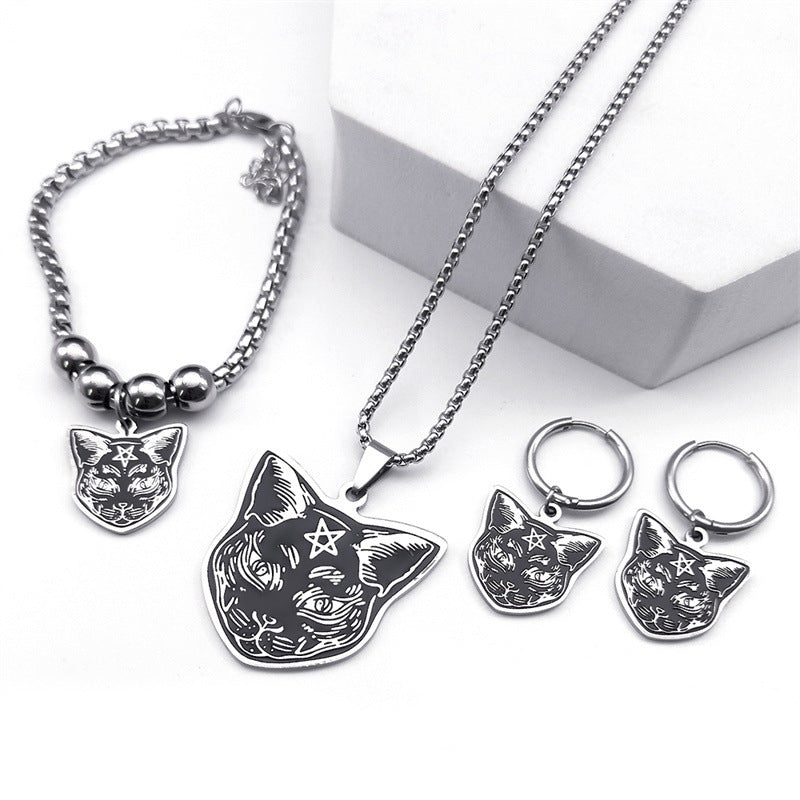 Guardian Spirit Cat Pentacle Set