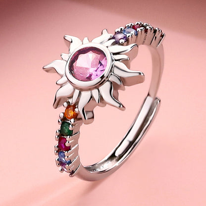 Solar Radiance Crystal Ring