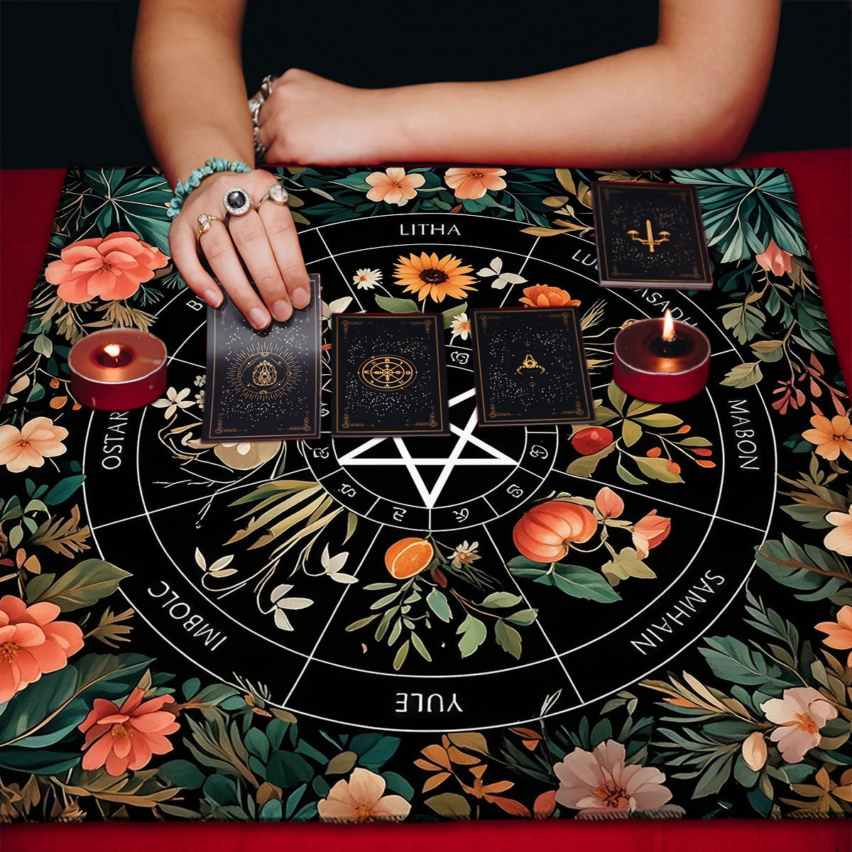 Celestial Harmony Tarot Tablecloth