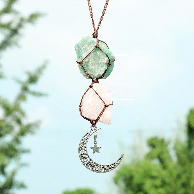 Celestial Crescent Hanging Charm