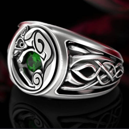Celtic Guardian Fox Ring