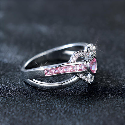 Heartlight Infinity Ring