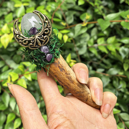 Mystic Crescent Ritual Wand