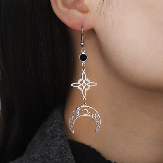 Witch’s Knot Amulet Earrings