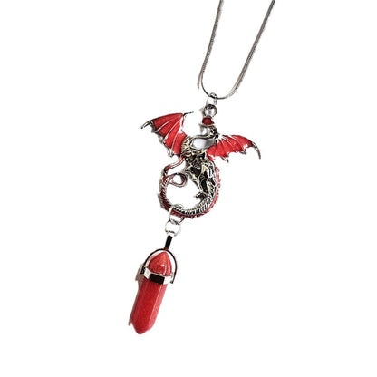 Glowing Dragon Crystal Necklace