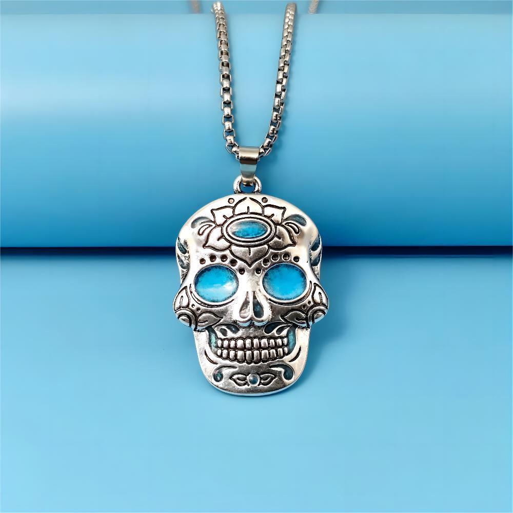 Luminous Skull of Enchantment Necklace