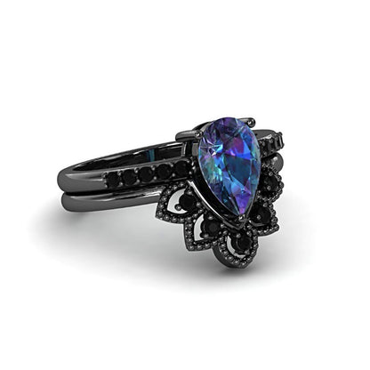 Shadow Bloom Prism Ring
