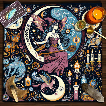 Celestial Harmony Tarot Tablecloth