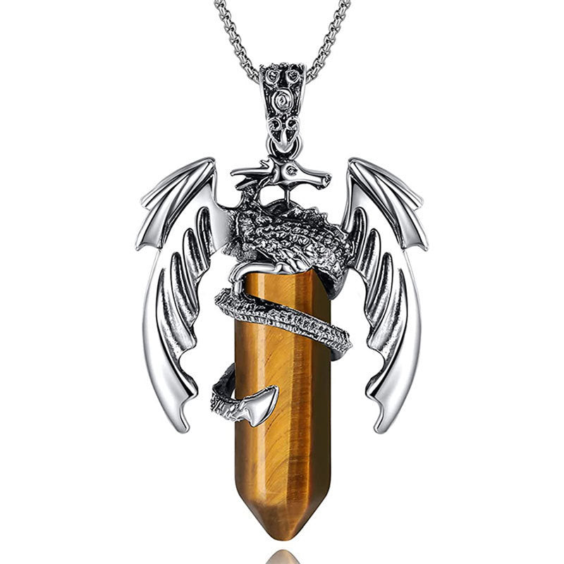 Wyrm’s Embrace Crystal Necklace