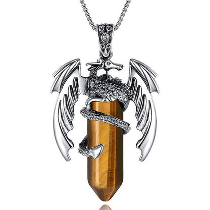 Wyrm’s Embrace Crystal Necklace