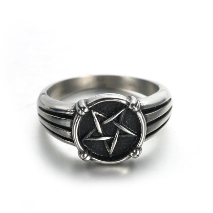 Mystical Power Pentagram Ring