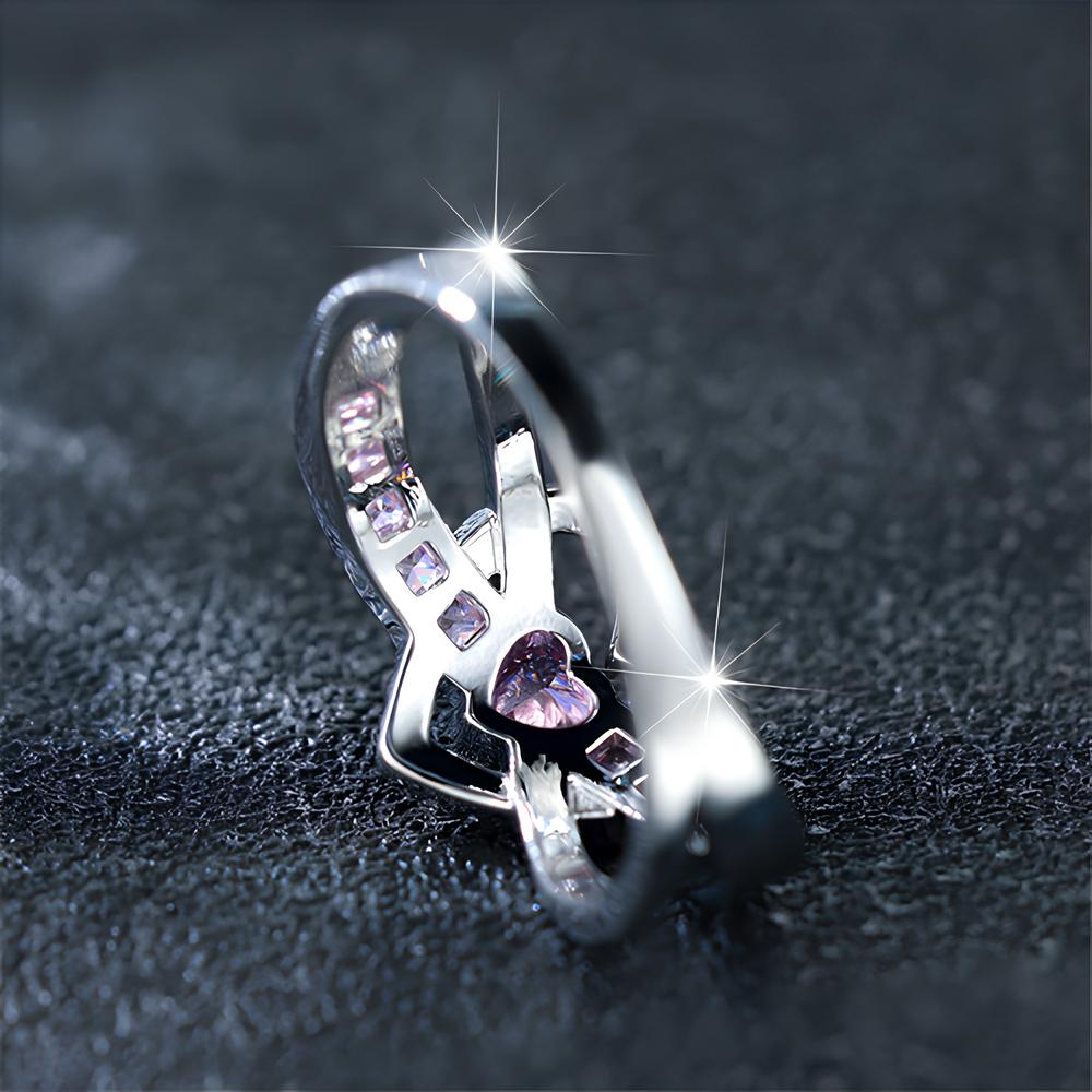 Heartlight Infinity Ring