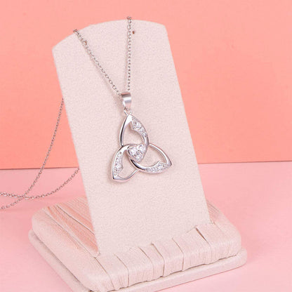 A Whisper of Love and Protection Triquetra Necklace