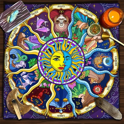 Celestial Harmony Tarot Tablecloth