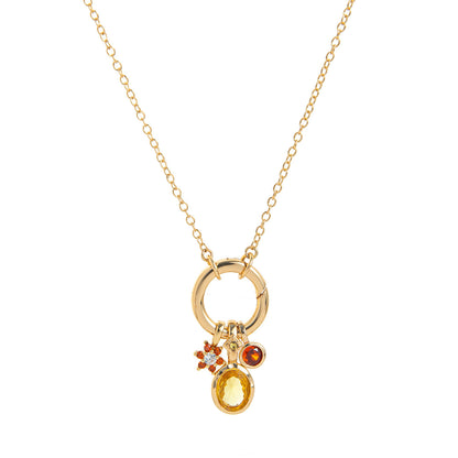 Birthstone Protection Charm Necklace