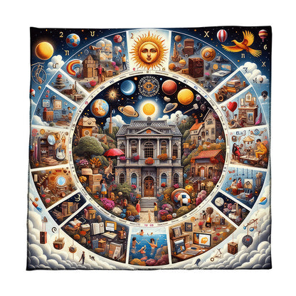 Celestial Harmony Tarot Tablecloth