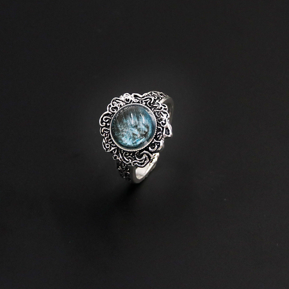 Twilight Labyrinth Crystal Ring