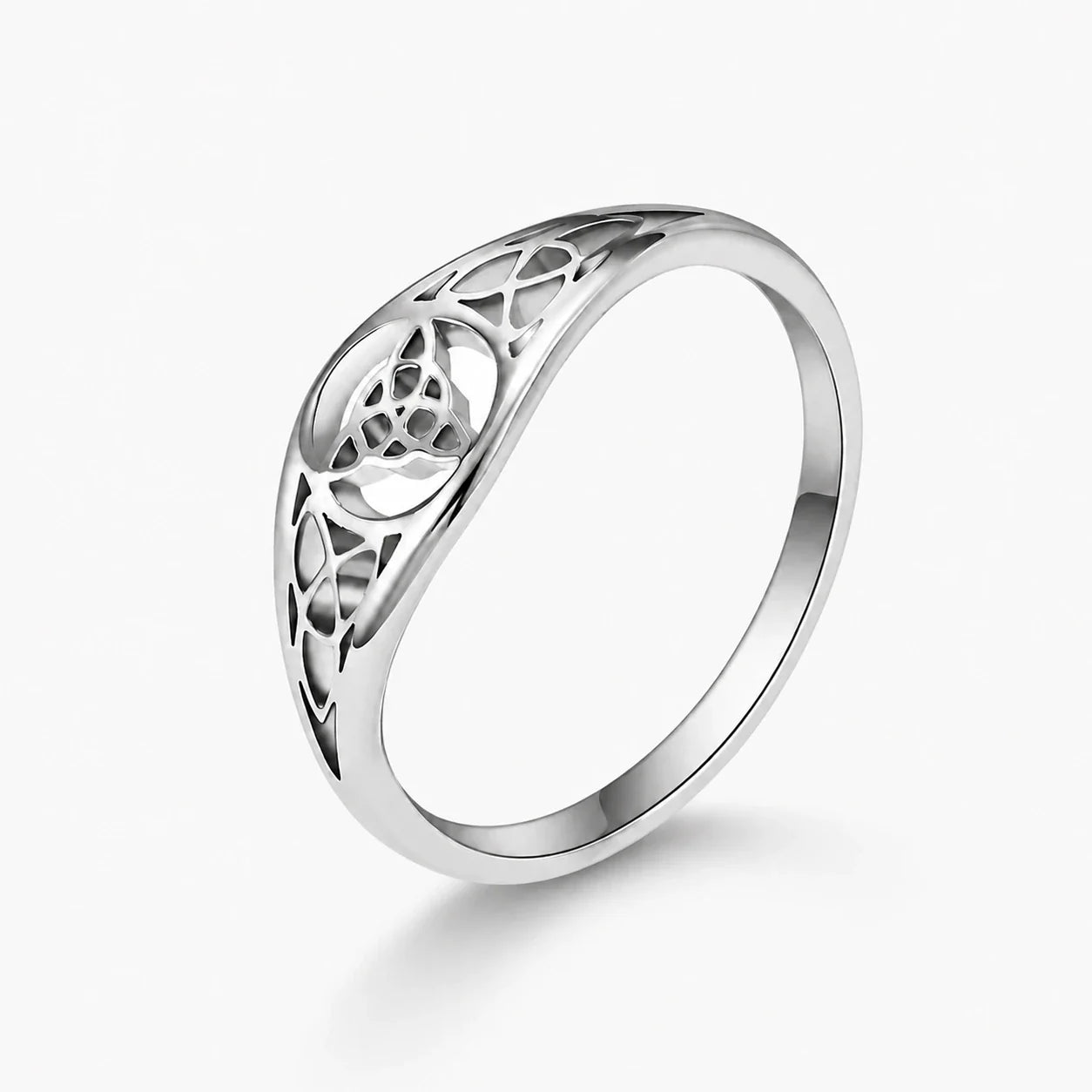 Celtic Trinity Knot Ring studio product photo