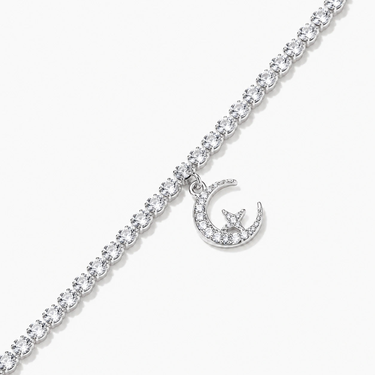Crescent Moon Radiance Anklet
