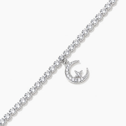 Crescent Moon Radiance Anklet