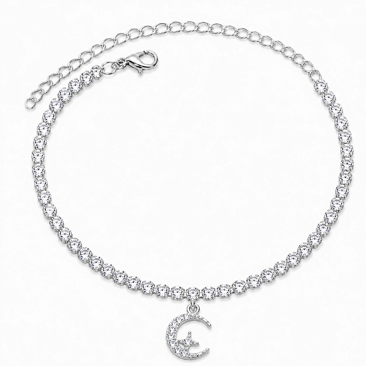 Crescent Moon Radiance Anklet
