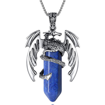 Wyrm’s Embrace Crystal Necklace
