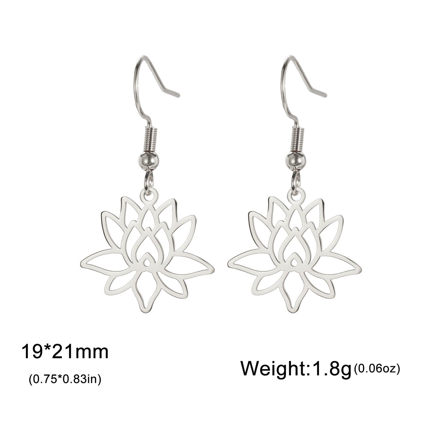 Lotus Radiance Bloom Earrings