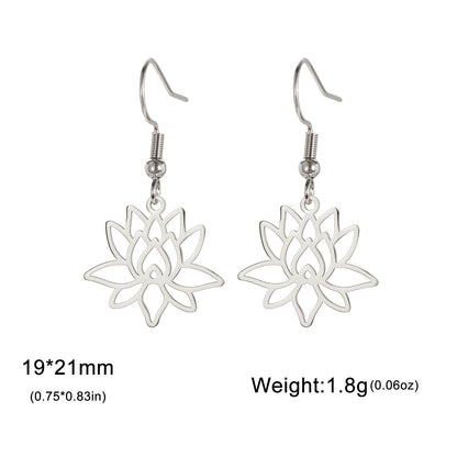 Lotus Radiance Bloom Earrings