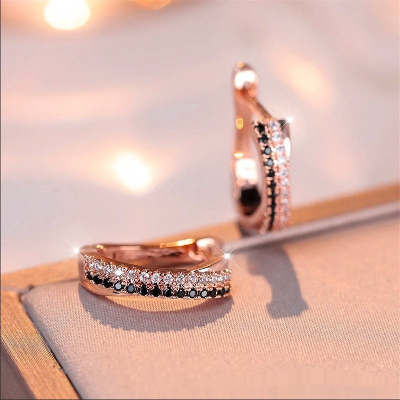 Celestial Radiance Charm Hoops
