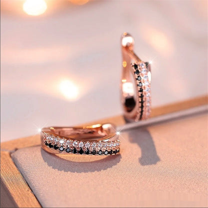 Celestial Radiance Charm Hoops