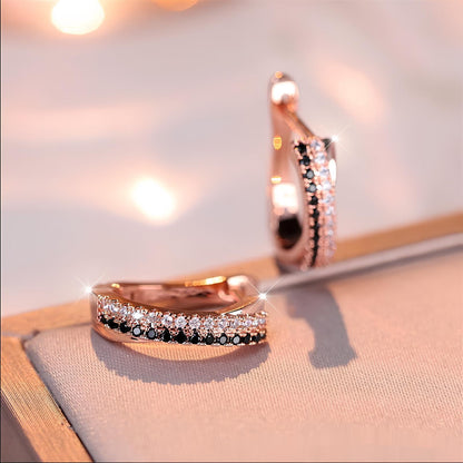 Celestial Radiance Charm Hoops