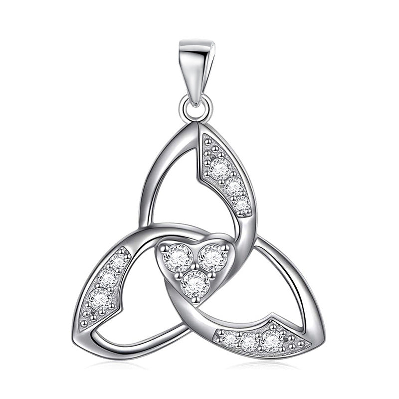 A Whisper of Love and Protection Triquetra Necklace