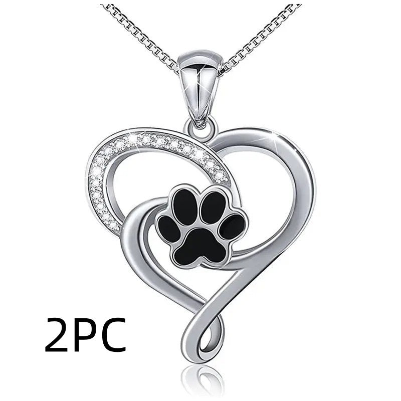 Pawprint of Eternal Love Necklace