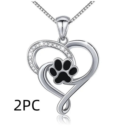Pawprint of Eternal Love Necklace