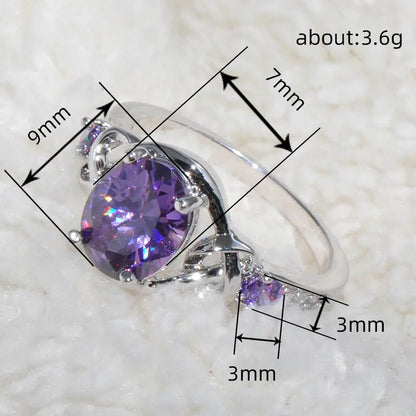 Sacred Amethyst Knot Ring