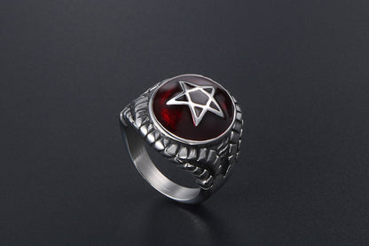 Witch's Elemental Pentacle Ring