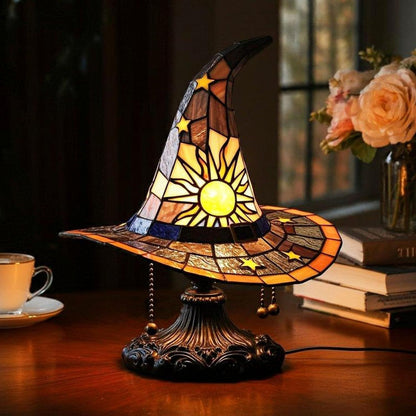 Mystic Sunburst Witch Hat Lamp