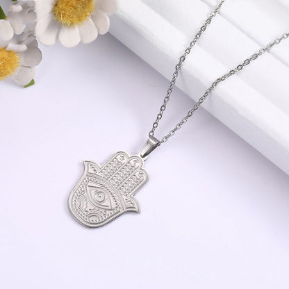 Hamsa Hand Protection Necklace