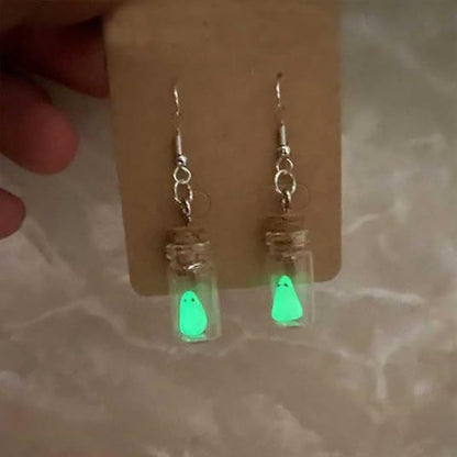 Luminous Ghost Halloween Earrings