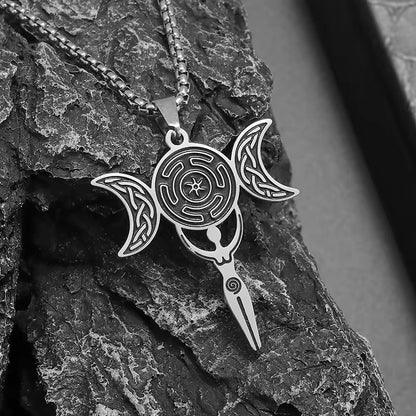 Hecate's Wheel Manifestation Necklace