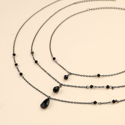 Obsidian Dusk Witch Necklace Set