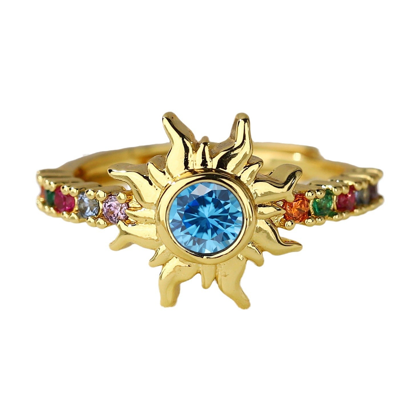 Solar Radiance Crystal Ring