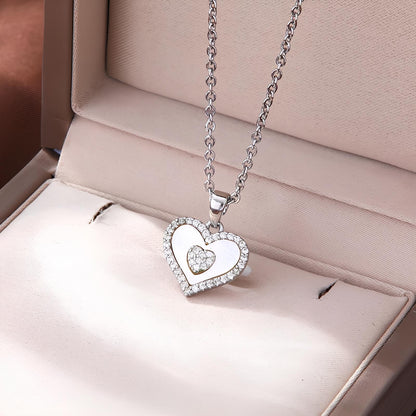 Mystic Heart Crystal Necklace