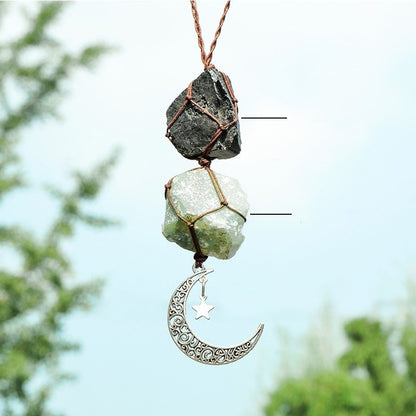 Celestial Crescent Hanging Charm