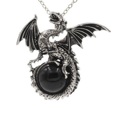 Dragon Sentinel Orb Necklace