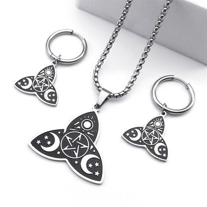 Mystic Night Triquetra Amulet Set