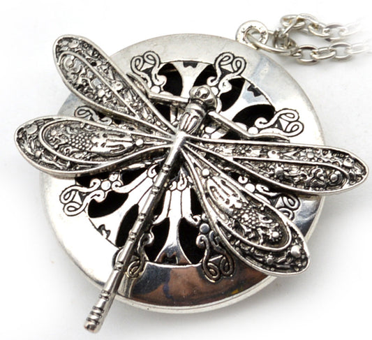 Mystic Secret Potion Dragonfly Diffuser Necklace