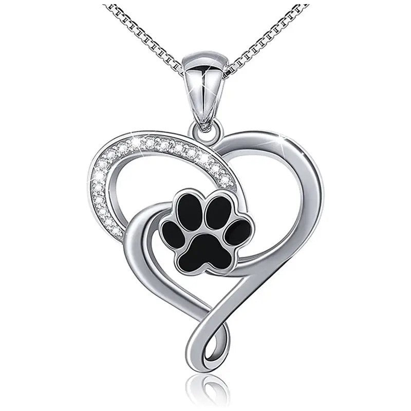 Pawprint of Eternal Love Necklace