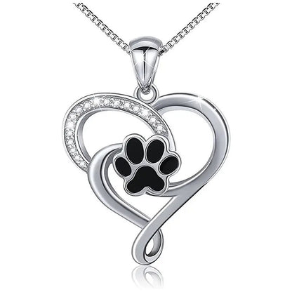 Pawprint of Eternal Love Necklace